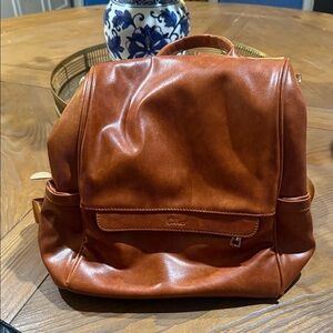 Amazon Brown Leather Women's Backpack